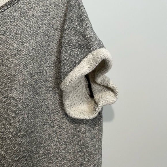 Gray V-Neck sweatshirt lounge dress size XL - Picture 4 of 7